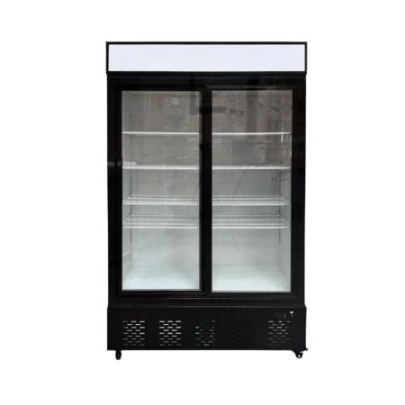 Hurakan HKN-MRC37R2S Double Glass Door Reach-In Refrigerator