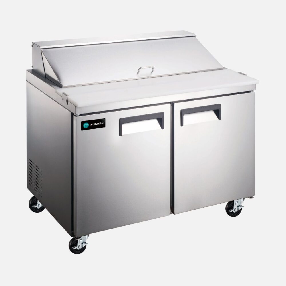 Hurakan HKN-SPMT36R2C Stainless Steel Sandwich Prep Table