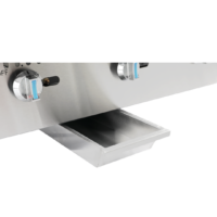 HKN-PSXGL24W Hurakan 24" Countertop Gas Griddle with 2 Burners