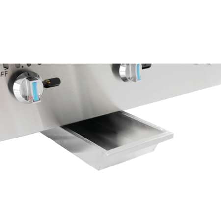 HKN-PSXGL24W Hurakan 24" Countertop Gas Griddle with 2 Burners