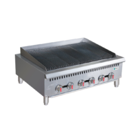 Hurakan HKN-GLB36LA Lava Rock Broilers