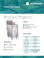 Gas Floor Fryer