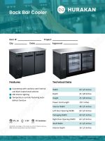 Back Bar Cooler