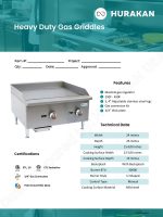 Hurakan Gas Griddle