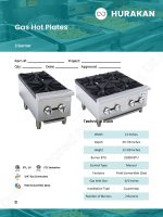 Hurakan XRCG Series (Gas Hot Plates)